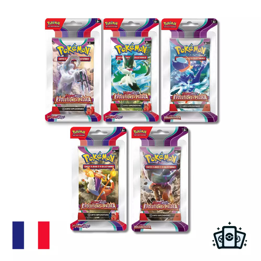 Artset sous Blister EV02 : Écarlate et Violet : Evolutions à Paldea EV02