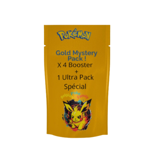 Gold Mystery Pack Pokémon en Français!