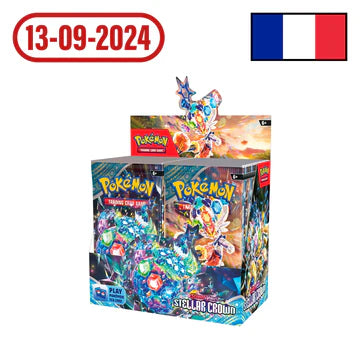 JCC Pokémon : Display de 36 Boosters EV07 Couronne Stellaire FR