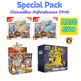 JCC Pokémon : Spécial Pack Display EV08 + ETB EV08 + 2 Tripack EV08 - FR