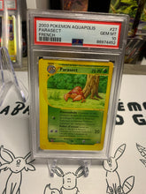 Parasect 27/147 Rare PSA 10 Aquapolis en FR