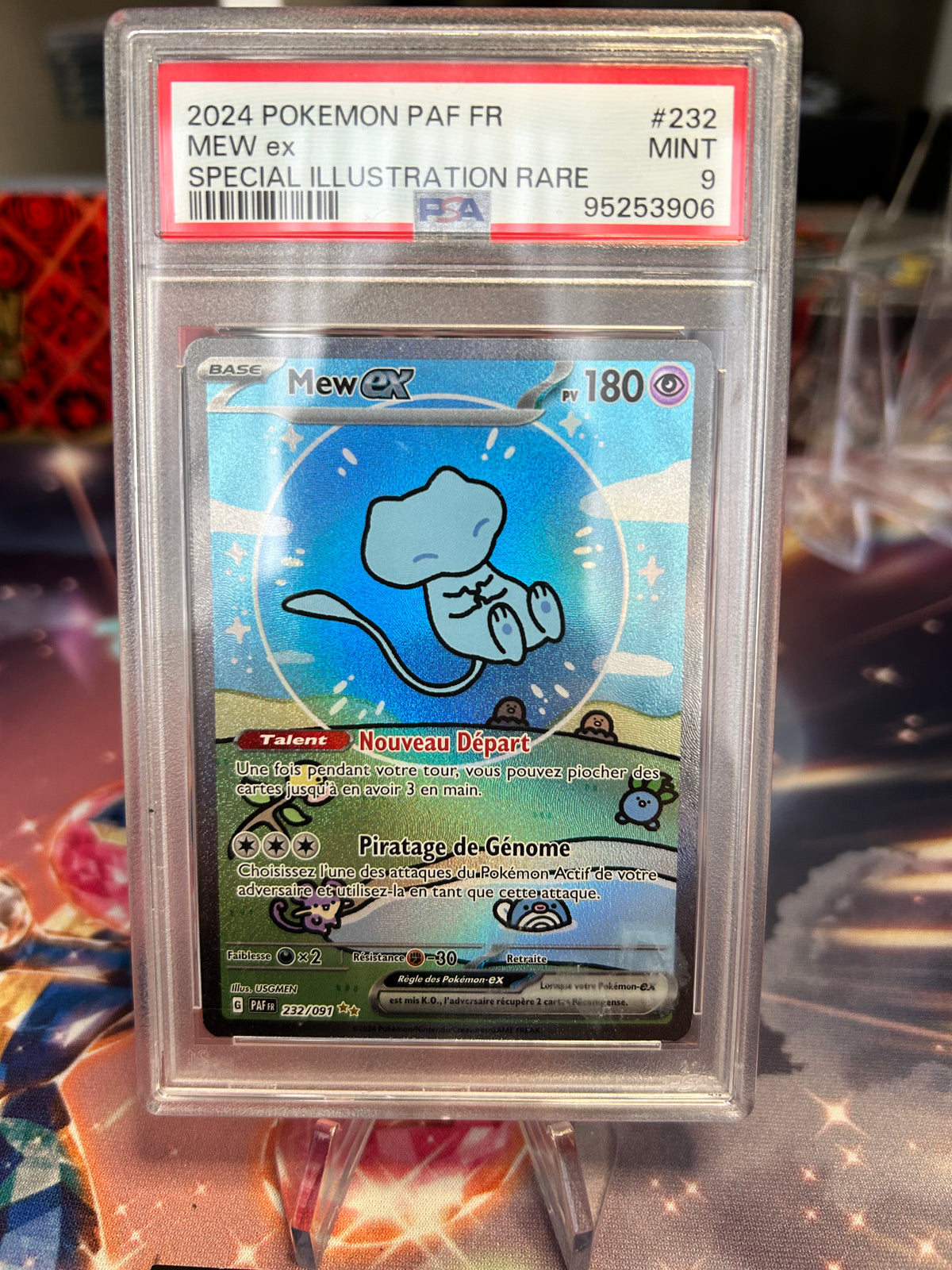 Mew EX 232/091 PSA 9