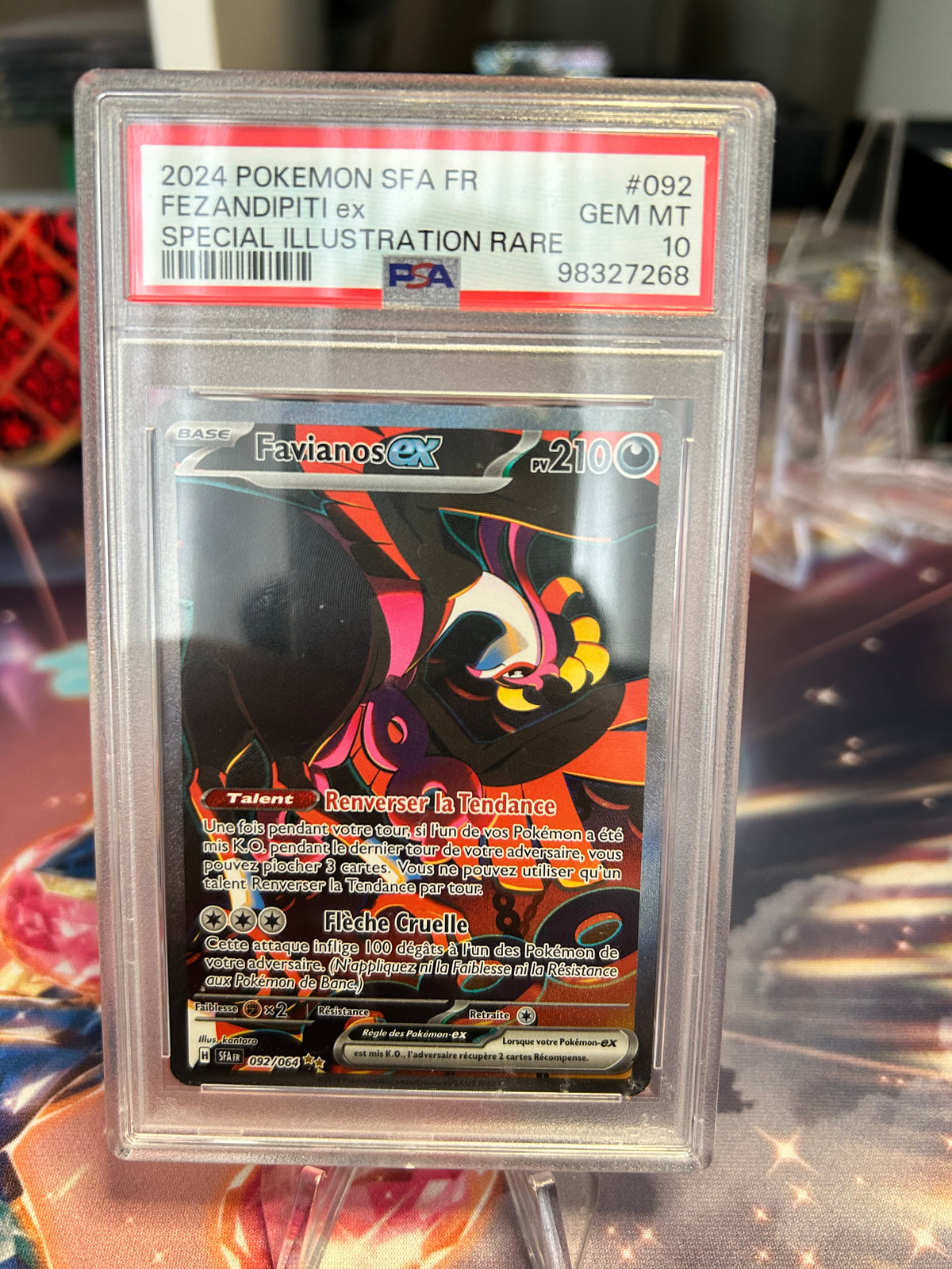 Favianos EX 092/064 : Fable Nébuleuse PSA 10