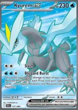 Carte Kyurem Ex 157/086 FA Foudre Noire - FR