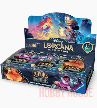 Disney Lorcana JCC : Lueurs dans les Profondeurs - Display de Boosters (24 Boosters) - FR