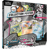 Collection Poster 4 Boosters - EV10.5 Ecarlate et Violet - Foudre Noire & Flamme Blanche FR