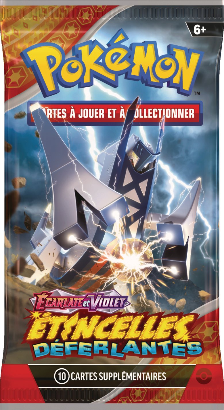 JCC Pokémon : Display de 36 Boosters EV08 Étincelles Déferlantes - FR