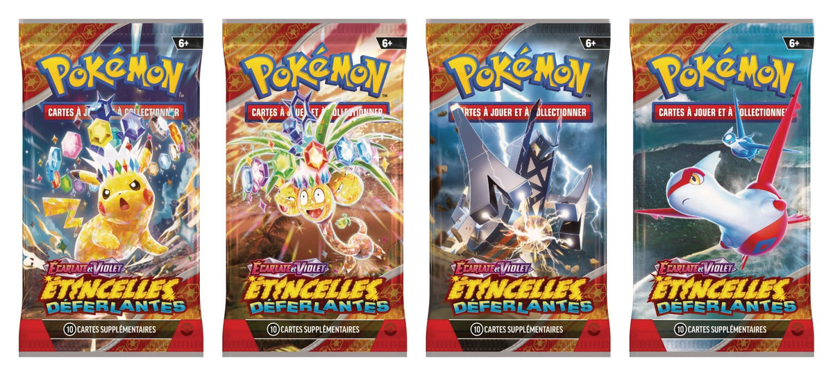 JCC Pokémon : Display de 36 Boosters EV08 Étincelles Déferlantes - FR